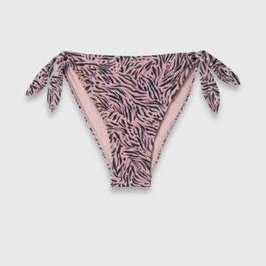 Xhilaration Juniors High-Leg High-Waist Animal Print Bikini Bottom